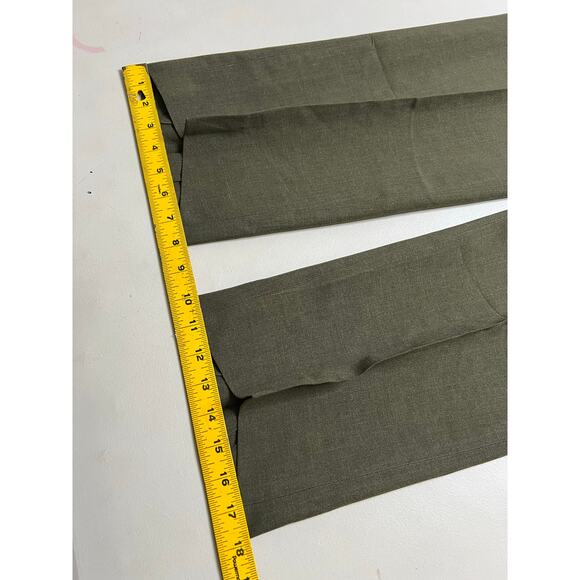 Vintage Military Dress Trousers Olive Green Straight Ideal Zipper KL Sayles 30 - Picture 9 of 14